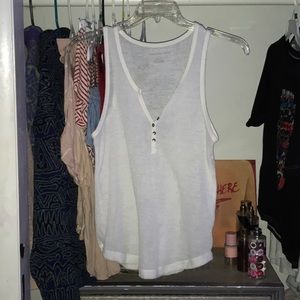 white tank top